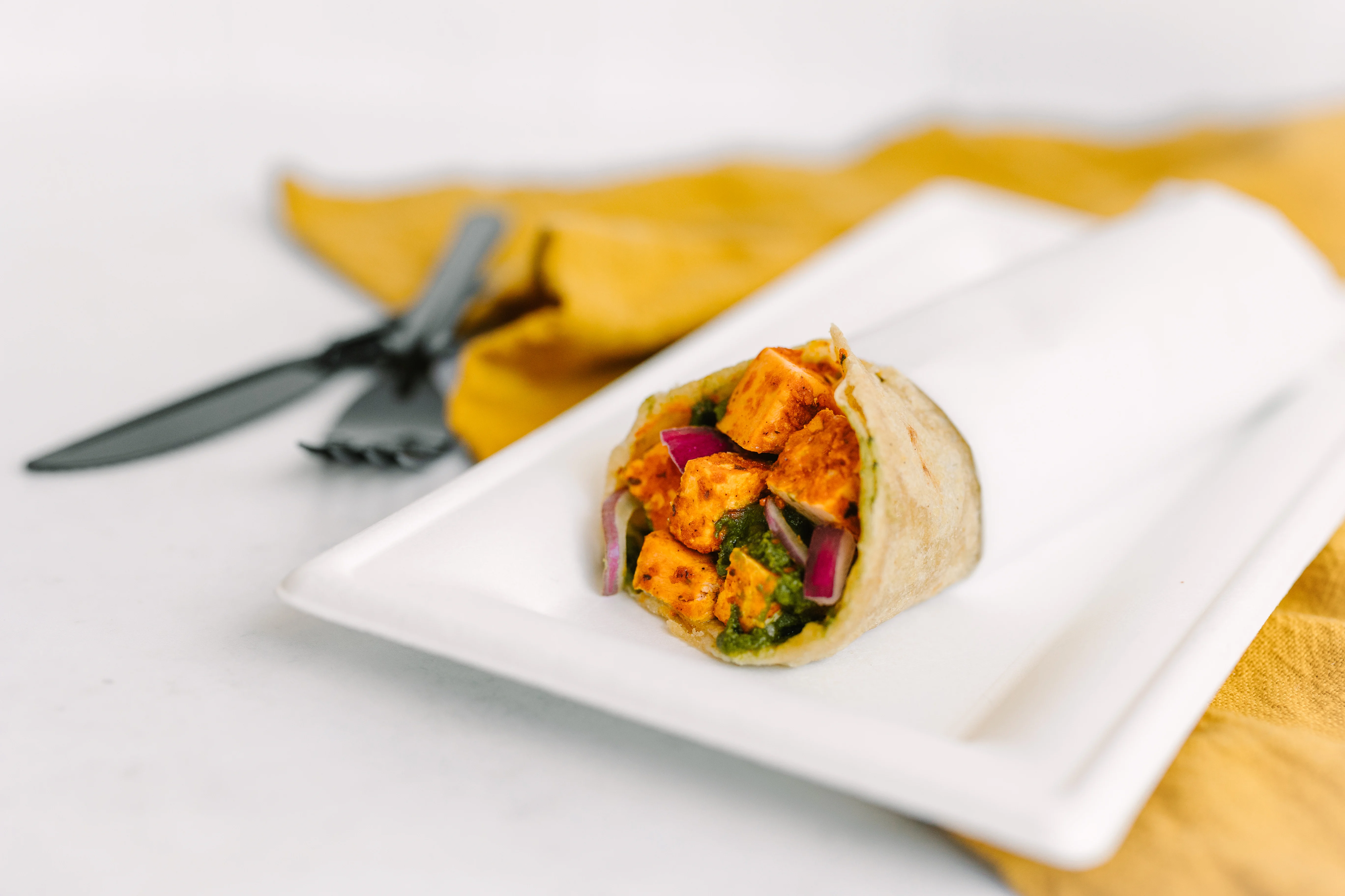 Paneer Tikka Roll